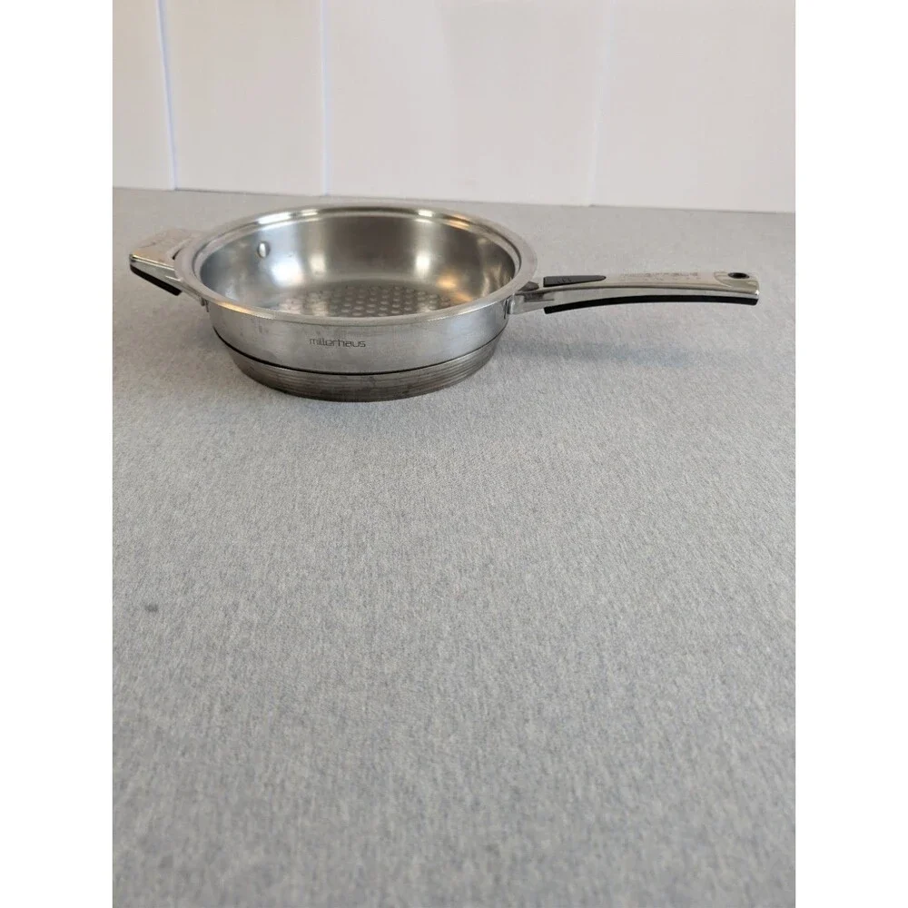 Millerhaus Z-Line 2L Stainless Steel Saute Pan Induction Compatible Handles